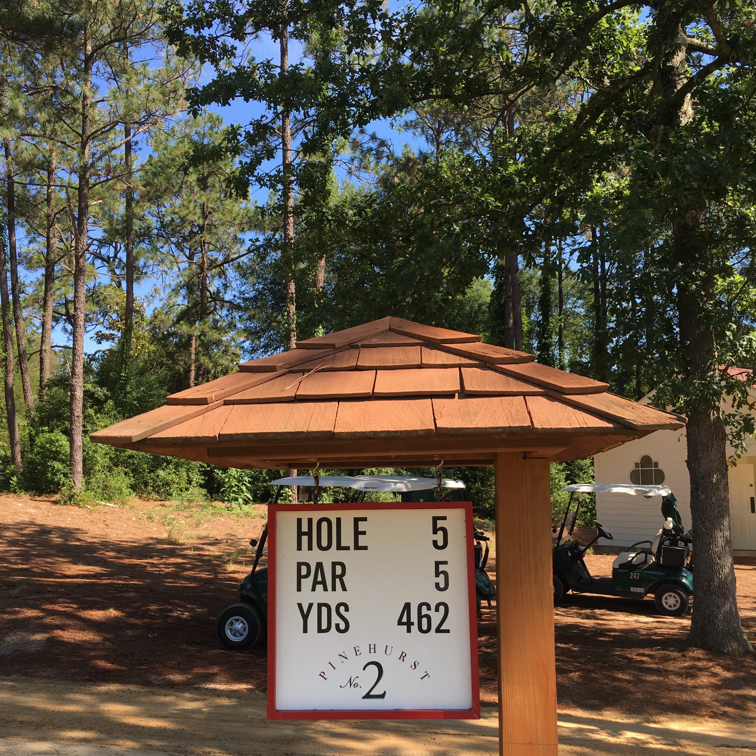 pinehurst no2 5th hole